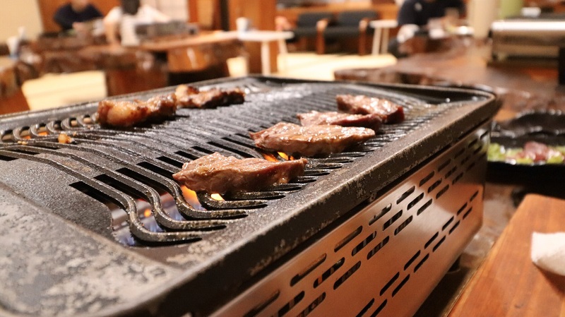 屋久鹿の焼き肉の写真