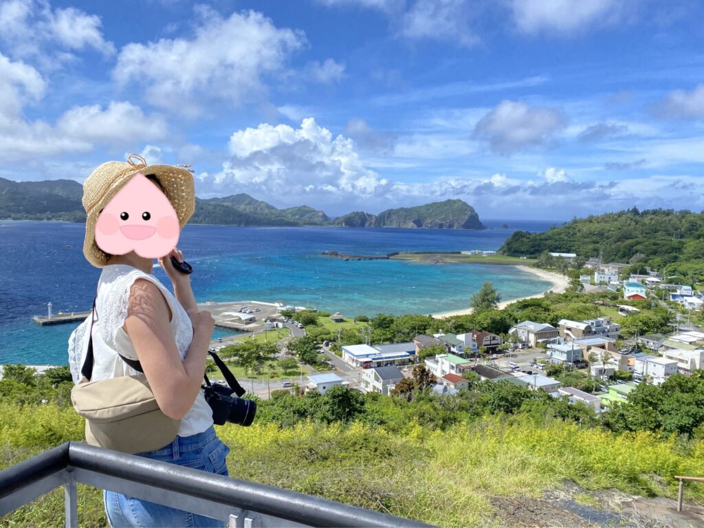 大神山公園メイン展望台からの景色