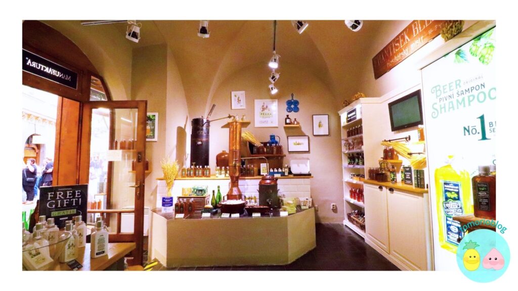 オーガニックコスメ、マニュファクトゥーラの店内